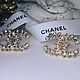 Винтаж: Серьги Chanel с кристаллами. Серьги Шанель. Серьги винтажные. BIJOUX Модные украшения. Ярмарка Мастеров.  Фото №6
