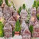 Новогодний зимний венок городок. Интерьерные венки. VS_handmade. Ярмарка Мастеров.  Фото №5