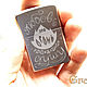 Заказать Zippo Satin Chrome 205 c вашим гербом или эмблемой. GRAVIRA. Ярмарка Мастеров. . Зажигалки Фото №3