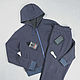 Men's tracksuit with a footer, a hoodie with a zipper, Tracksuits, Novosibirsk,  Фото №1