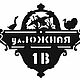 Заказать Адресные таблички из металла. Steel products. Изделия из стали (melbor). Ярмарка Мастеров. . Элементы интерьера Фото №3