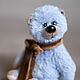 Лавандовый тедди мишка. Мишки Тедди. Teddy by Olga Prokudina. Интернет-магазин Ярмарка Мастеров.  Фото №2