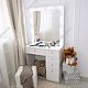 Гримёрный | Туалетный | Макияжный столик. Стол с зеркалом, Столы, Москва,  Фото №1