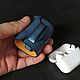 Кожаный чехол для Airpods Pro. Чехол. ART HOUSE - кожевенная мастерская. Ярмарка Мастеров.  Фото №6