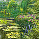 Order The painting 'the Pond at Giverny' 60h60 cm. Zhaldak Eduard paintings. Livemaster. . Pictures Фото №3