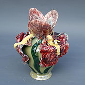 Для дома и интерьера handmade. Livemaster - original item IRIS. Vase in the shape of a flower.. Handmade.