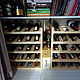 Wine rack for 25 bottles. Stand for bottles and glasses. Color Wood. My Livemaster. Фото №6