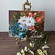 A picture of a daisy! flowers in a vase still life, chrysanthemums, oil, Pictures, Belaya Kalitva,  Фото №1