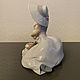 Винтаж: LLADRO 6741 фарфоровая статуэтка Дева с кроликом. Статуэтки винтажные. Коллекция Frau Burd. Ярмарка Мастеров.  Фото №5