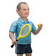 Статуэтка по фото теннисисту «Точный удар» 30 см, Портретная кукла, Москва,  Фото №1