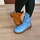 Shoes ' Fashion blue / tobacco beige sole', Boots, Moscow,  Фото №1