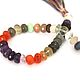 Микс камней 9,5-11мм нить 21см. Бусины. Beads. Ярмарка Мастеров.  Фото №6