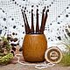 Crochet hooks (set of 6 PCs 4-9mm    vase) Siberian pine #KN4, Knitting tools, Novokuznetsk,  Фото №1