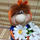 Подарок женщине - "БАБКА ЁЖКА с цветами". Кукольная еда. Прикольный подарок. Интернет-магазин Ярмарка Мастеров.  Фото №2