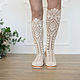 Summer boots 'Elvira', High Boots, Ryazan,  Фото №1