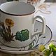 Винтаж: Редкость! Кофейная пара. Botanica от Villeroy & Boch. Кружки винтажные. Винтажная посуда из Германии. Ярмарка Мастеров.  Фото №6