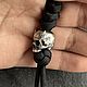 Бусина на темляк Череп без нижней челюсти с рогами. Бусины. Rhyton Jewelry. Ярмарка Мастеров.  Фото №6