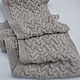 Order Beige scarf with alpaca/merino/silk braids. SolarisArtis. Livemaster. . Scarves Фото №3