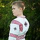Рубаха АЛАТЫРЬ (детская). Народные рубахи. Семейная  Мастерская  Ястребовых. Ярмарка Мастеров.  Фото №5