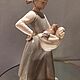 Винтаж: Nao Lladro. Испания. «Девочка с котятами». Предметы интерьера винтажные. Sad365. Интернет-магазин Ярмарка Мастеров.  Фото №2