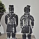 Set of 2 Chinese soldiers of the Terracotta army made of concrete. Figurines. Decor concrete Azov Garden. My Livemaster. Фото №4