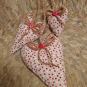Мягкие игрушки: Обезьянка Капа с лавандовым сердечком