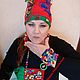 Вязанная шапка   Радуга, Шапки, Москва,  Фото №1