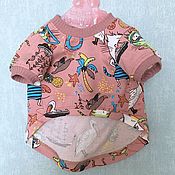 Куртка для девочки в стиле пэчворк "Нежная"