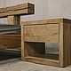 Кровать из дуба с тумбами, в стиле лофт. Кровати. PikWood. Ярмарка Мастеров.  Фото №6