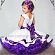 Order Baby dress 'Purple tape' Art. 175. ModSister. Livemaster. . Childrens Dress Фото №3