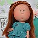 Заказать Платье с оборками для Little Mia Nines D`Onil. Тамара и Анастасия (Вязаные игрушки). Ярмарка Мастеров. . Одежда для кукол Фото №3