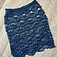 Order Openwork crochet skirt 'Fans' handmade. hand knitting from Galina Akhmedova. Livemaster. . Skirts Фото №3