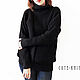 To better visualize the model, click on the photo and zoom in CUTE-KNIT NAT Onipchenko Fair Masters to Buy women's sweater long black
