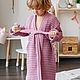 Детский хлопковый халат. Пижамы и халаты. Dilishopspb. Интернет-магазин Ярмарка Мастеров.  Фото №2