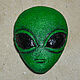  Brooch/magnet: Alien | Plastic. Magnets. TSAllusion (tsallusion). Интернет-магазин Ярмарка Мастеров.  Фото №2
