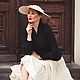 Шляпа с вуалью "Lady Dior". Шляпы. 'Ariadne's thread' (ariadna_hats). Ярмарка Мастеров.  Фото №6