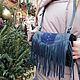 Gift for February 14 Muff Hand Bag made of leather with sheepskin fur, Gifts for February 14, Moscow,  Фото №1