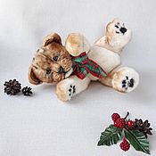 Куклы и игрушки handmade. Livemaster - original item lion Teddy. Handmade.