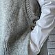 Заказать Жилет женский с боковой застежкой. JULYWOOL// Юлия. Ярмарка Мастеров. . Жилеты Фото №3