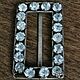 Antique buckle with crystals, Vintage brooches, Moscow,  Фото №1