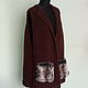 Order Knitted brown vest with laughing pockets ' Chocolate'. vyazanaya6tu4ka. Livemaster. . Vests Фото №3
