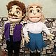 Puppets. Маппет женщина. Театральная кукла на руку чревовещателя. Кукольный театр. Татьяна Гребенникова. Ярмарка Мастеров.  Фото №6