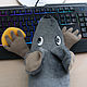 Mouse pillow Cushion for Hands for Keyboard work, mouse toy. Fun. Lara (EnigmaStyle). My Livemaster. Фото №4
