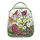 Mochila de cuero ' Baya Malinka', Backpacks, St. Petersburg,  Фото №1