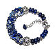 Blue bracelet bunch of 'Sky' blue stones. Bead bracelet. krasota-prirody. My Livemaster. Фото №4