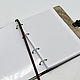 Wooden notebook with leather spine with replaceable sheets. Notebooks. semejnaya-masterskaya-bambuk. My Livemaster. Фото №5