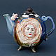 A fabulous flower.Teapot teapot, Teapots & Kettles, Moscow,  Фото №1