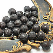 Материалы для творчества handmade. Livemaster - original item Beads Valuable Cameroonian Ebony 20mm Honeycomb Thread. Handmade.