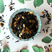 Сувениры и подарки handmade. Livemaster - original item Assam black tea with orange peel and spices, 100 gr. Handmade.