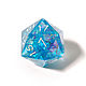 Большой дайс D20 для DnD Мерцающий портал. Фишки и кости. Geek Shelf. Интернет-магазин Ярмарка Мастеров.  Фото №2